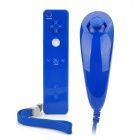 Wii Remote + Nunchuck + Capa + Alça - Azul