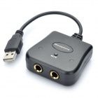 Adaptador USB áudio para microfone